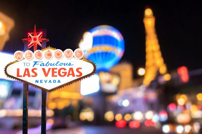 Las Vegas Sign post
