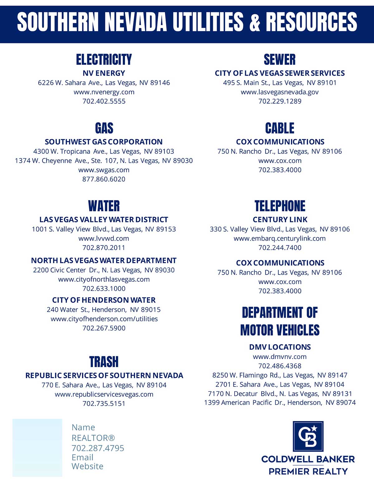 Utility Information
